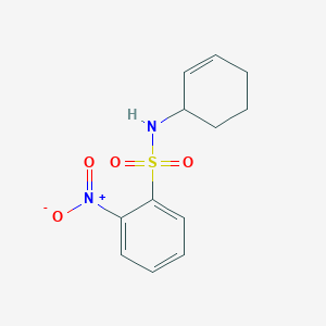 Benzenesulfonamide, N-2-cyclohexen-1-yl-2-nitro-