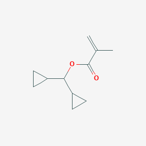 Dicyclopropylmethyl 2-methylprop-2-enoate