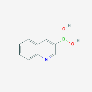 molecular formula C9H8BNO2 B126008 3-喹啉硼酸 CAS No. 191162-39-7