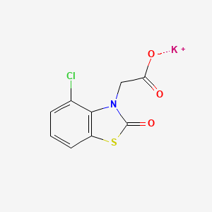 molecular formula C9H5ClKNO3S B1260083 Benazolin-potassium CAS No. 67338-65-2