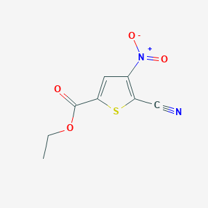 Ethyl 5-cyano-4-nitrothiophene-2-carboxylate