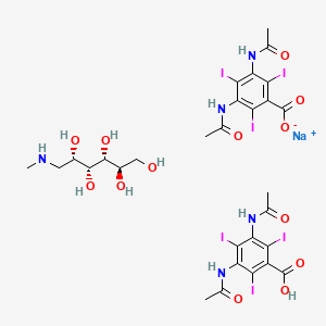 molecular formula C29H34I6N5NaO13 B1260098 尿视 CAS No. 8064-12-8