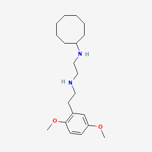 N'-cyclooctyl-N-[2-(2,5-dimethoxyphenyl)ethyl]ethane-1,2-diamine