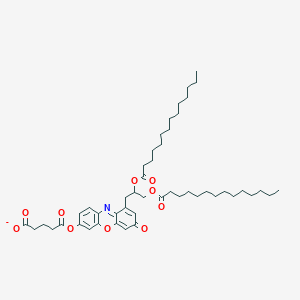 5-({1-[2,3-Bis(tetradecanoyloxy)propyl]-3-oxo-3H-phenoxazin-7-yl}oxy)-5-oxopentanoate