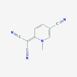 (5-Cyano-1-methylpyridin-2(1H)-ylidene)propanedinitrile