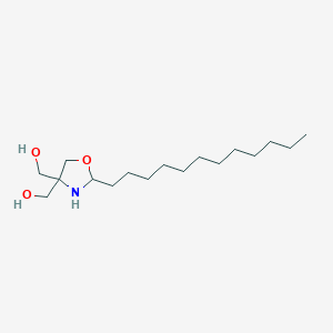 (2-Dodecyl-1,3-oxazolidine-4,4-diyl)dimethanol