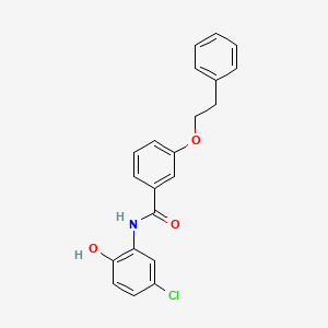 N-(5-Chloro-2-hydroxyphenyl)-3-(2-phenylethoxy)benzamide