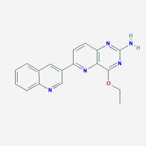 4-Ethoxy-6-(quinolin-3-yl)pyrido[3,2-d]pyrimidin-2-amine