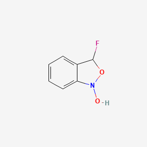 3-Fluoro-2,1-benzoxazol-1(3H)-ol