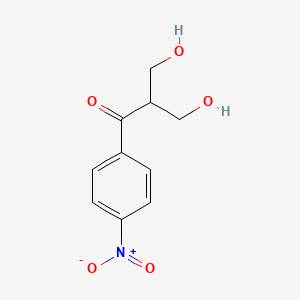 3-Hydroxy-2-(hydroxymethyl)-1-(4-nitrophenyl)propan-1-one