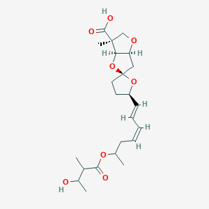 molecular formula C23H34O8 B1260120 Ascospiroketal A 