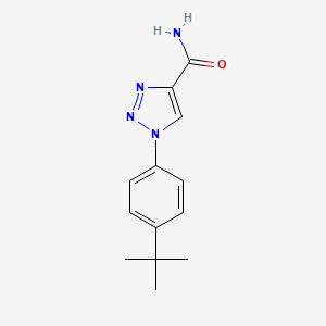 1-(4-tert-Butylphenyl)-1H-1,2,3-triazole-4-carboxamide