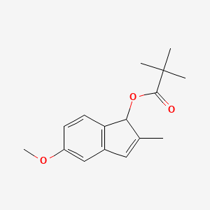 5-Methoxy-2-methyl-1H-inden-1-yl 2,2-dimethylpropanoate