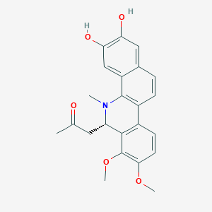 molecular formula C23H23NO5 B1260122 Lucidamine A 