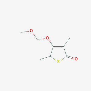 4-(Methoxymethoxy)-3,5-dimethylthiophen-2(5H)-one