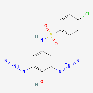 4-Chloro-N-(3,5-diazido-4-hydroxyphenyl)benzene-1-sulfonamide