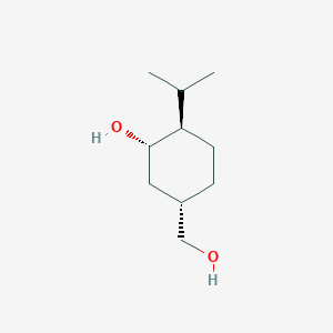 molecular formula C10H20O2 B126013 (+)-7-羟基薄荷醇 CAS No. 140860-31-7
