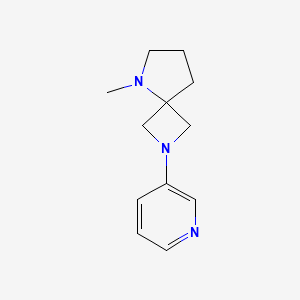 2,5-Diazaspiro[3.4]octane, 5-methyl-2-(3-pyridinyl)-