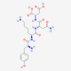 L-Tyrosyl-L-lysyl-L-asparaginyl-L-aspartic acid