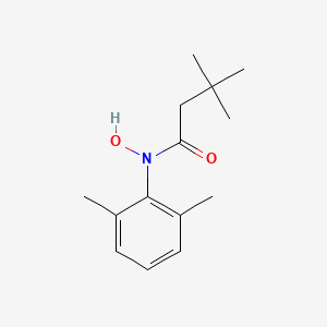 molecular formula C14H21NO2 B12601464 N-(2,6-Dimethylphenyl)-N-hydroxy-3,3-dimethylbutanamide CAS No. 918107-03-6