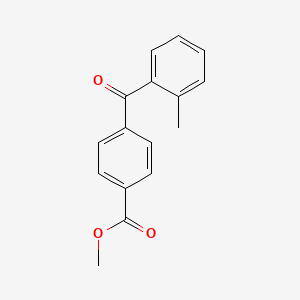 molecular formula C16H14O3 B12601481 Methyl 4-(2-methylbenzoyl)benzoate CAS No. 649756-96-7