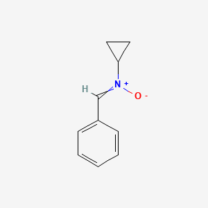 molecular formula C10H11NO B12601482 N-Cyclopropylbenzenemethanimine N-oxide CAS No. 643008-05-3