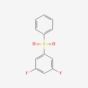 molecular formula C12H8F2O2S B12601590 1-(Benzenesulfonyl)-3,5-difluorobenzene CAS No. 916442-63-2