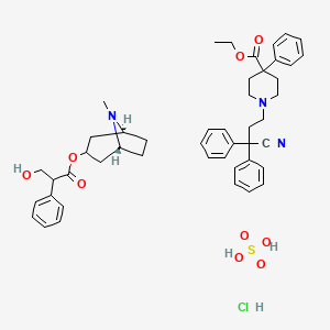 molecular formula C47H58ClN3O9S B1260160 Atropine sulfate and diphenoxylate hydrochloride 