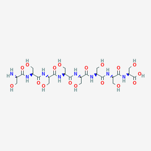 molecular formula C24H42N8O17 B12601606 L-Seryl-L-seryl-L-seryl-L-seryl-L-seryl-L-seryl-L-seryl-L-serine CAS No. 901780-28-7