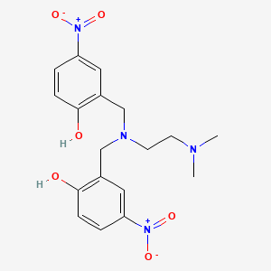 2,2'-[{[2-(Dimethylamino)ethyl]azanediyl}bis(methylene)]bis(4-nitrophenol)