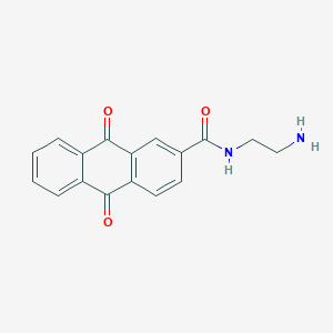 molecular formula C17H14N2O3 B12601687 N-(2-Aminoethyl)-9,10-dioxo-9,10-dihydroanthracene-2-carboxamide CAS No. 634906-67-5