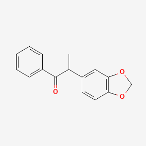 2-(2H-1,3-Benzodioxol-5-yl)-1-phenylpropan-1-one