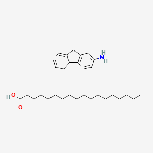 9H-fluoren-2-amine;octadecanoic acid