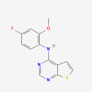 N-(4-Fluoro-2-methoxyphenyl)thieno[2,3-d]pyrimidin-4-amine