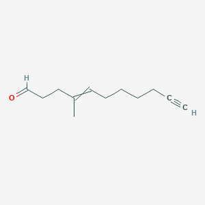 4-Methylundec-4-en-10-ynal