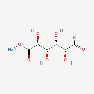 molecular formula C6H9NaO7 B1260174 Sodium glucuronate CAS No. 7182-77-6
