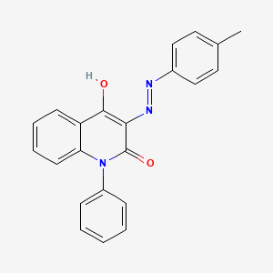 3-[2-(4-Methylphenyl)hydrazinylidene]-1-phenylquinoline-2,4(1H,3H)-dione