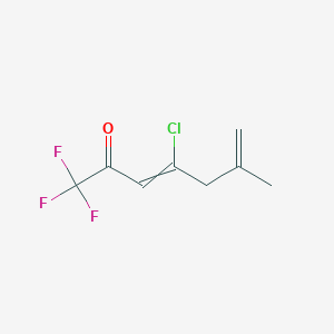 4-Chloro-1,1,1-trifluoro-6-methylhepta-3,6-dien-2-one