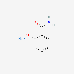 molecular formula C7H6NNaO2 B1260175 Salicylamide sodium CAS No. 2593-10-4