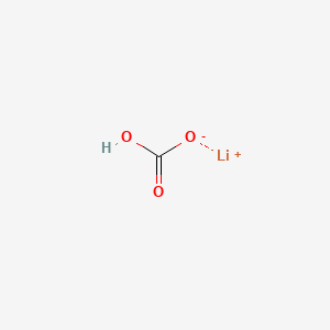 molecular formula LiHCO3<br>CHLiO3 B1260176 碳酸锂 CAS No. 5006-97-3