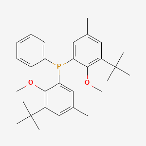 Bis(3-tert-butyl-2-methoxy-5-methylphenyl)(phenyl)phosphane