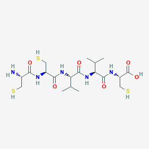 L-Cysteinyl-L-cysteinyl-L-valyl-L-valyl-L-cysteine