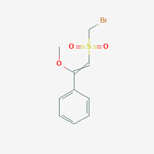 [2-(Bromomethanesulfonyl)-1-methoxyethenyl]benzene