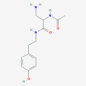 Propanamide, 2-(acetylamino)-3-amino-N-[2-(4-hydroxyphenyl)ethyl]-