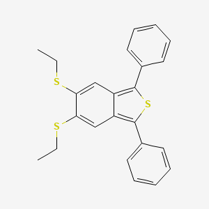 5,6-Bis(ethylsulfanyl)-1,3-diphenyl-2-benzothiophene