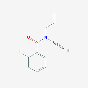 N-Ethynyl-2-iodo-N-(prop-2-en-1-yl)benzamide