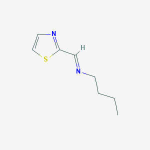 (E)-N-Butyl-1-(1,3-thiazol-2-yl)methanimine