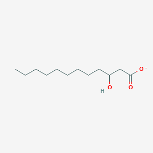 molecular formula C12H23O3- B1260184 3-Hydroxylaurate 