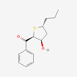 [(2S,3R,5R)-3-hydroxy-5-propylthiolan-2-yl]-phenylmethanone