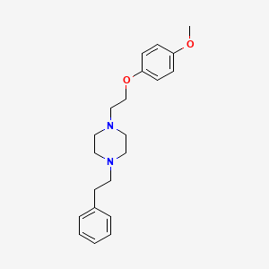 1-[2-(4-Methoxyphenoxy)ethyl]-4-(2-phenylethyl)piperazine